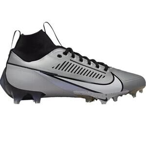 MENS FOOTBALL CLEATS NIKE VAPOR EDGE PRO 360 2 GREY-WHITE-BLACK SZ 15